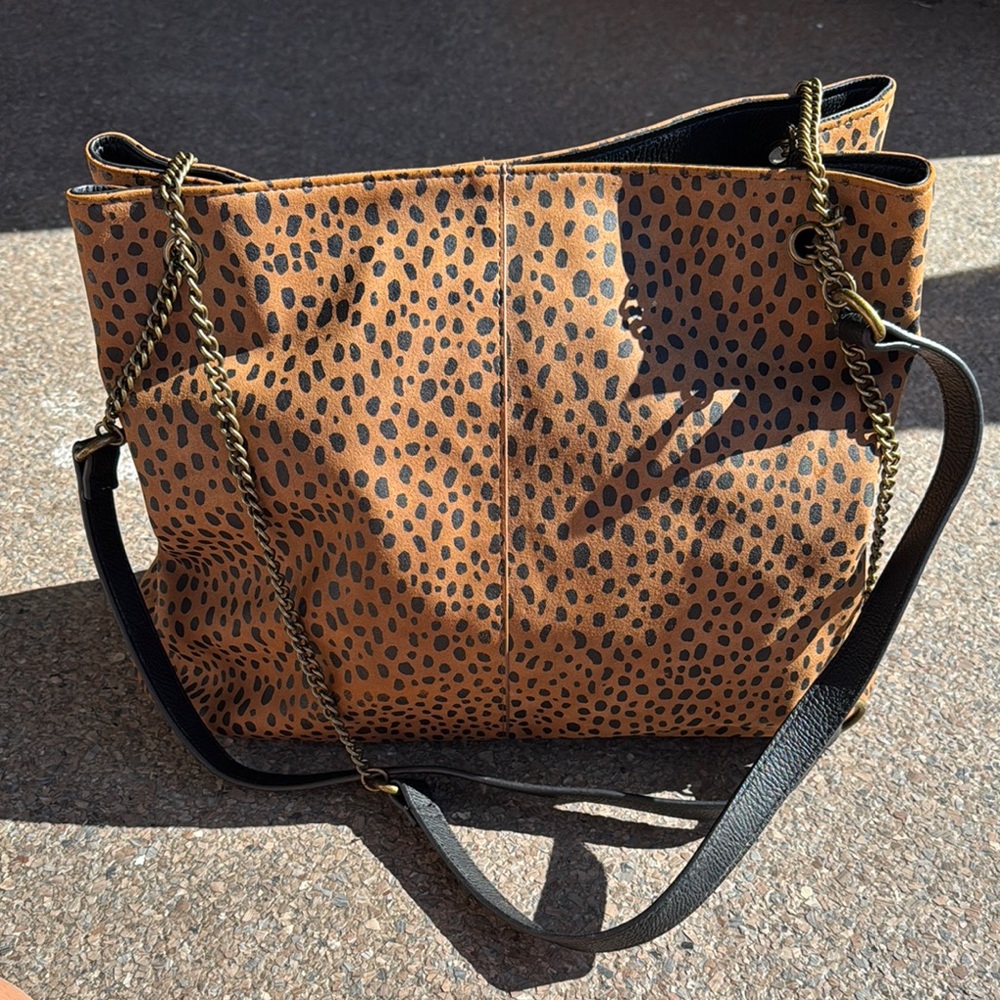 Leopard Print Tote Bag